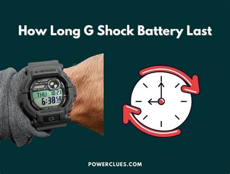 How Long Does G-Shock Battery Last? (Time Duration) - Power Clues