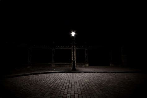 A solitary lamp post - Night photography