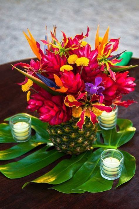 280 Hawaiian Flower Arrangements and Wedding Flowers ideas in 2021 | flower arrangements ...