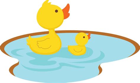 duck swimming in the pond, illustration. 3240046 Vector Art at Vecteezy