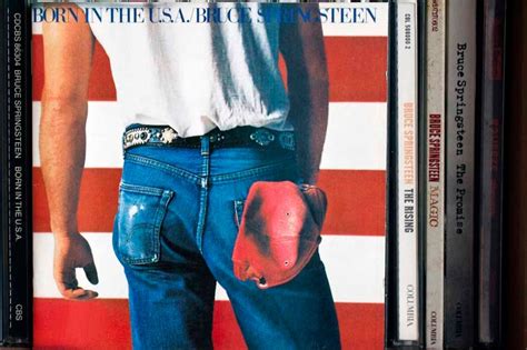 Bruce Springsteen Born in the USA Cd Album Front Cover Color Picture ...