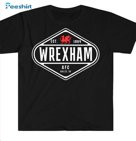 Wrexham Logo Shirt - Baseball Trending Design Long Sleeve Crewneck