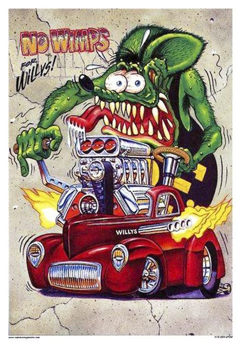 Rat Fink, Rat Rods, Ed Roth Art, Cool Car Drawings, Racing Posters ...