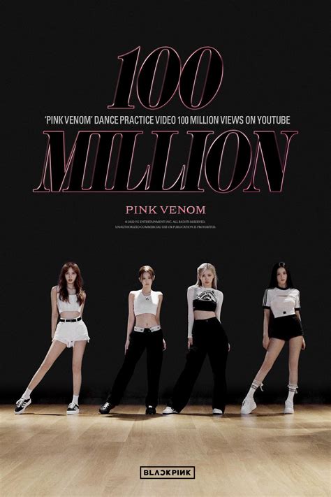 221016 BLACKPINK - ‘Pink Venom’ DANCE PRACTICE VIDEO hits 100 MILLION ...