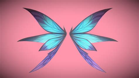 Fairy Wings - Animated - V03 - Buy Royalty Free 3D model by deko (@deko ...