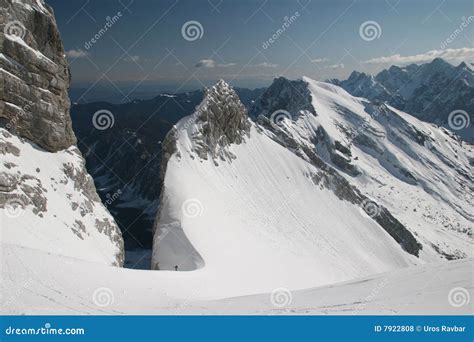 Winter Mountaineers in Julian Alps Stock Photo - Image of recreational, exploration: 7922808