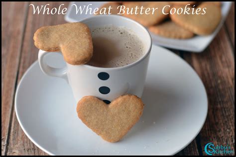 Whole wheat Butter Cookies Recipe - Subbus Kitchen