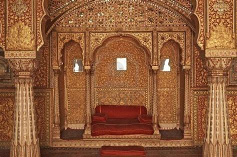 Stunning room inside the palace of the Maharaja of Bikaner. | India palace, Palace interior, Bikaner