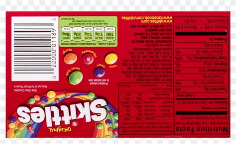 Skittles Darkside Nutrition Facts - Nutrition Ftempo