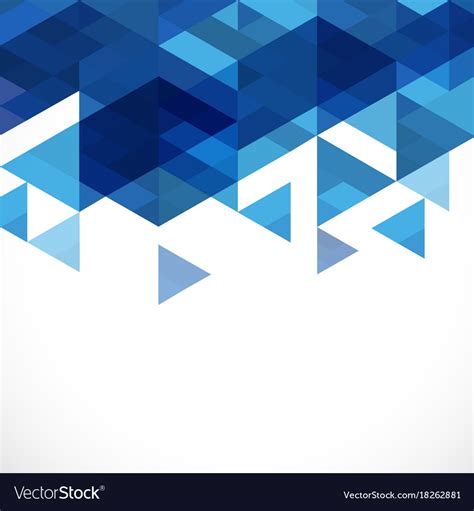 Abstract blue geometric modern template Royalty Free Vector