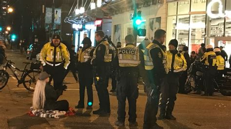 Vancouver police arrest 6 protesters for blocking intersection on Black Friday | CBC News