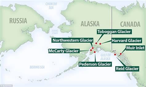 Global warming's effects on melting glaciers revealed | Daily Mail Online