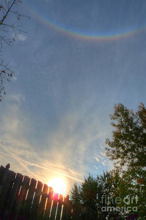 Circumzenithal Arc Rainbow Photograph by Deborah Smolinske