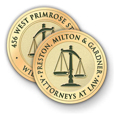 Create Custom Challenge Coins for Your Law Firm - Signature Coins