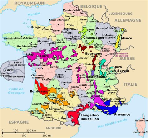 Viticulture of France Ardennes, France Map, South Of France, Luxembourg ...