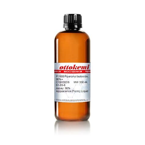 Piperonyl butoxide, 90%+ - Manufacturers & suppliers with worldwide shipping