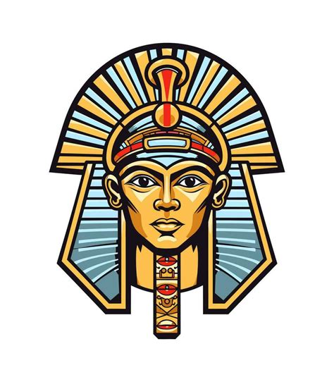 Egyptian Golden pharoh vector clip art illustration 25918747 Vector Art ...