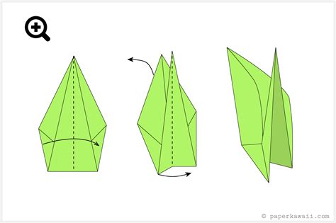 How to Make an Origami Tulip Flower & Stem