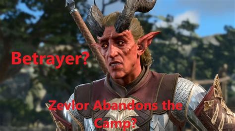 Traitor ! Zevlor betrays the Tiefling Camp ? Baldur's Gate 3 A bards Journey Ep 3 - YouTube