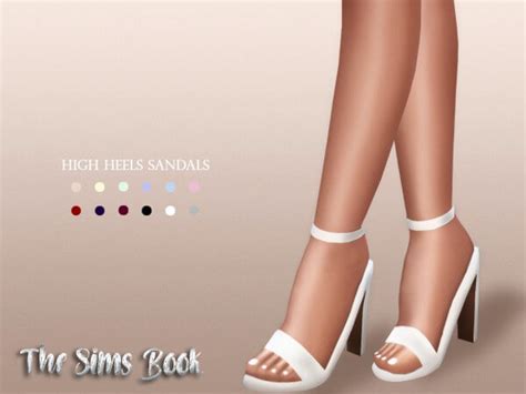 Sims 4 Maxis Match High Heels Sandals - The Sims Book