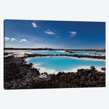 Silica Deposits I, Svartsengi Geothermal Power Station, Bl - Art Print