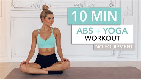 10 MIN ABS + YOGA – a slow and "relaxed" workout for super strong abs ...