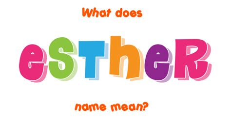 Esther name - Meaning of Esther