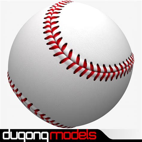 3d model dugm09 baseball