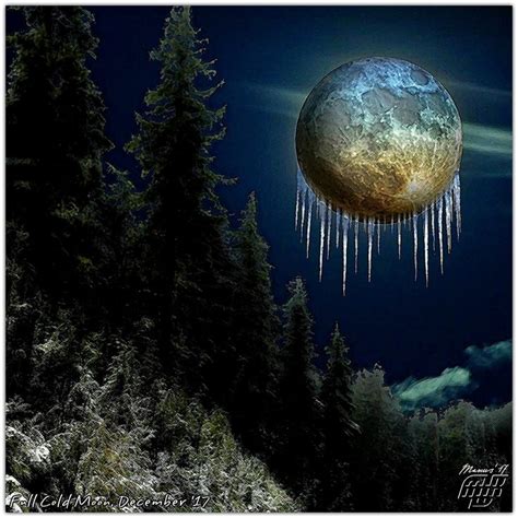 "Full Cold Moon" December 2017 #fullmoon by Mark W. Kramer - MWKDESIGNS ...