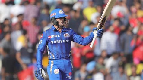 Quinton de Kock finds his bearings in MI colours - Mumbai Indians