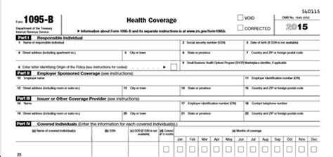 Understanding Your Form 1095-B, Health Coverage