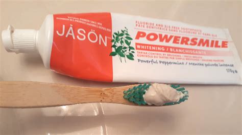 JASON Powersmile Whitening Natural Toothpaste Review - Clarify Green