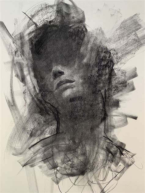 Mad Charcoal | Charcoal art, Abstract charcoal art, Portraiture painting