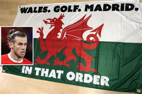 Gareth Bale gives thumbs-up to fans’ hilarious ‘Wales, Golf, Madrid ...