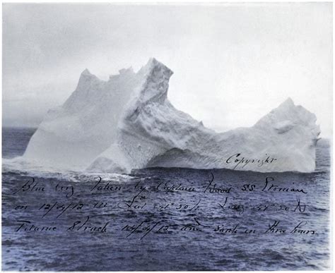 Titanic hit a deadly 'growler' iceberg (1912) - Click Americana