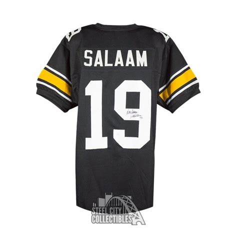 Rashaan Salaam Autographed Colorado Buffaloes Custom Football Jersey - JSA COA | Steel City ...