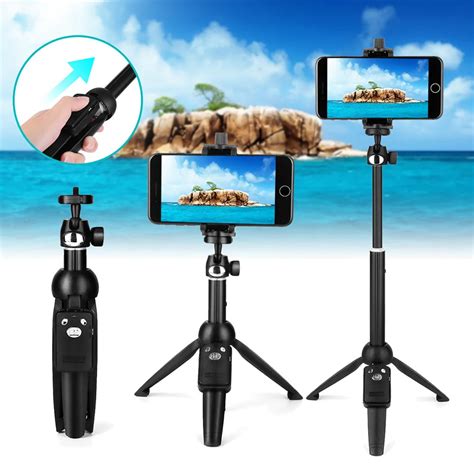 Extendable Tripod Phone Tripod With Wireless Remote Shutter Max Extened Length 40inch For Iphone ...