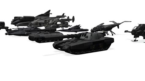 All ground and air vehicles [Planetside 2] - 3D model by manuhart ...