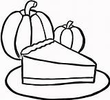 pumpkin pie coloring Page  Clip Art Library sketch template