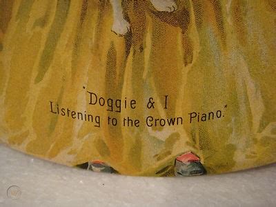 VINTAGE WRAP AROUND PAPER DOLL, ADVERTISING CROWN PIANOS #2 | #411555451