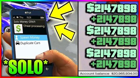 💸GTA 5 SUPER GLITCH SOLDI INFINITI💸[NUOVO GLITCH]DA 0 A 1 MILIARDO IN ...