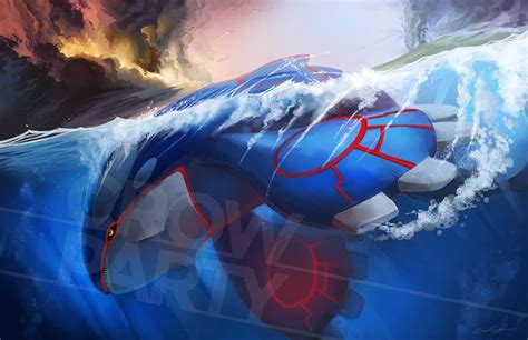 Kyogre by CrowParty | Pokemon art, Pokemon, Cool pokemon wallpapers