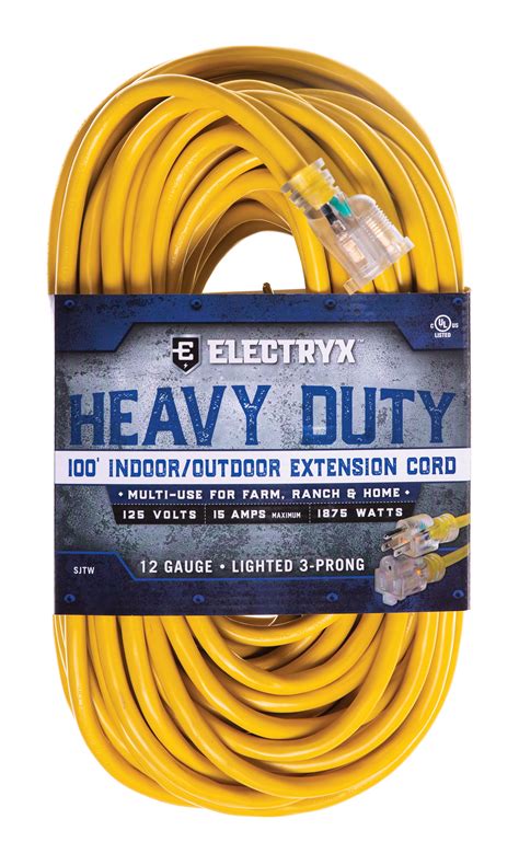 Murdoch's – Electryx - 12 Gauge Heavy Duty Indoor/Outdoor Extension Cord