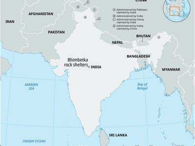 Bhimbetka rock shelters | Facts, India, Location, & Map | Britannica