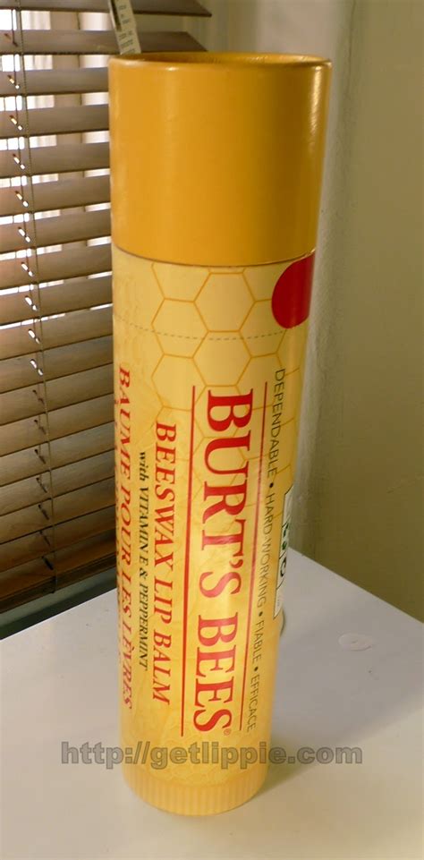 Burts Bees Giant Lip Balm Tube | Get Lippie