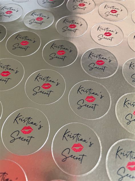 Personalized Clear/white Round Labels Clear Stickers Circle - Etsy