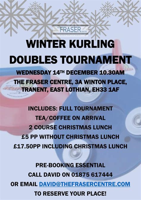 Winter Kurling Tournament - The Fraser Centre