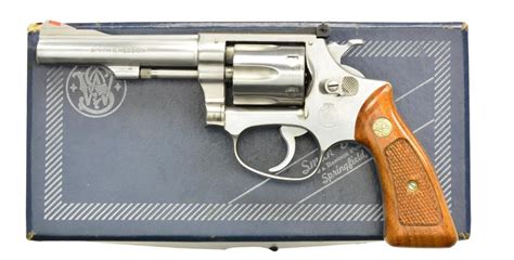 Sold at Auction: SMITH & WESSON STAINLESS MODEL 63 REVOLVER.