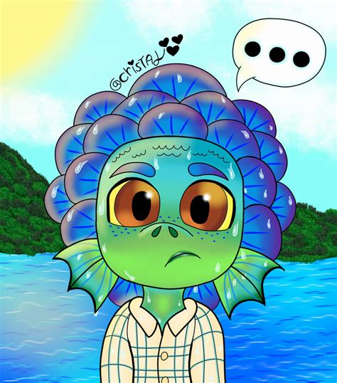 Luca sea monster -by: cristal by Cristaledits17 on DeviantArt