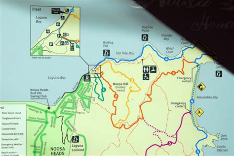 Noosa National Park Map | Color 2018